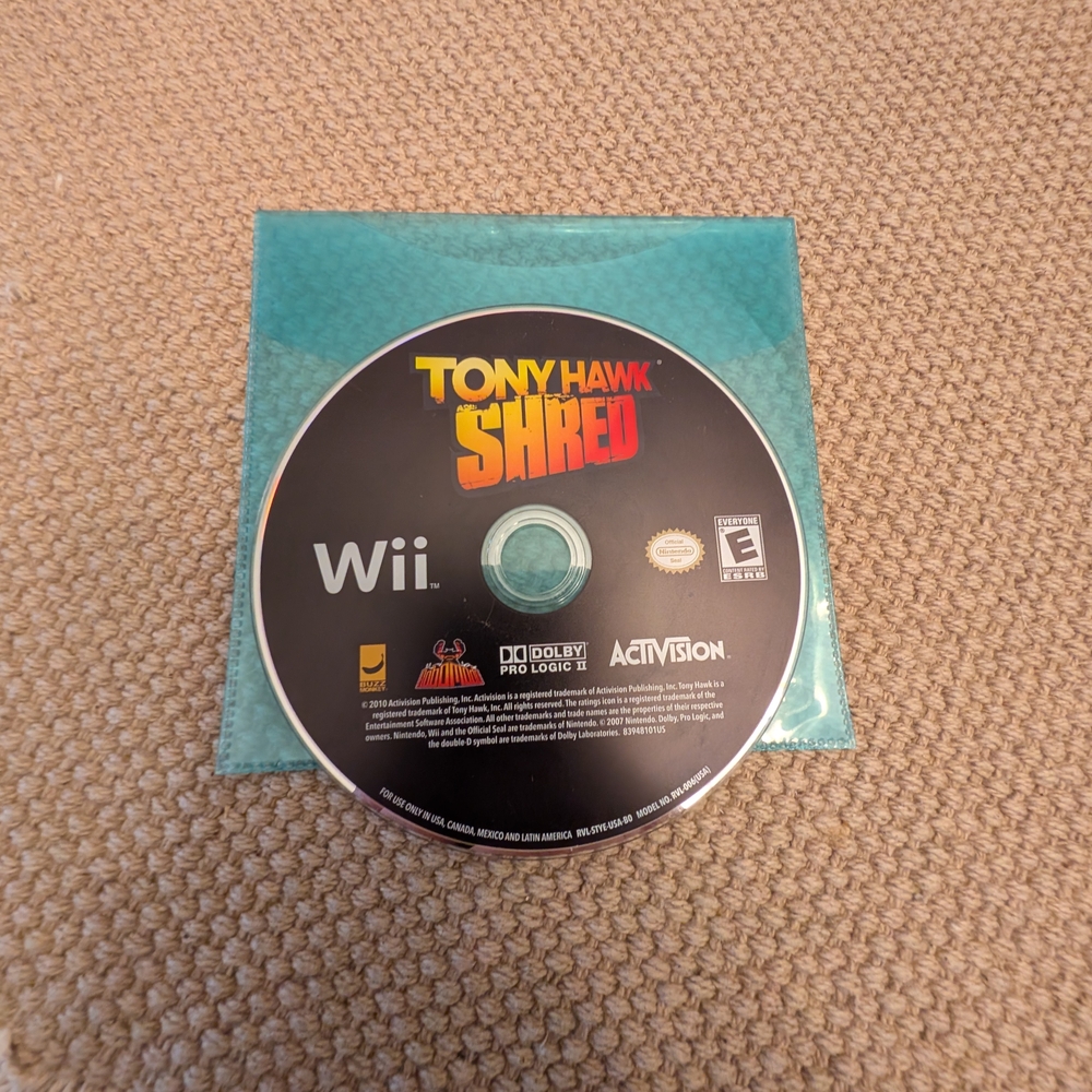 Tony Hawk: Shred (Nintendo Wii, 2010)